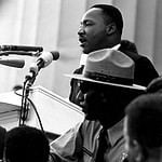 Martin Luther King, Jr. at the Lincoln Memorial 