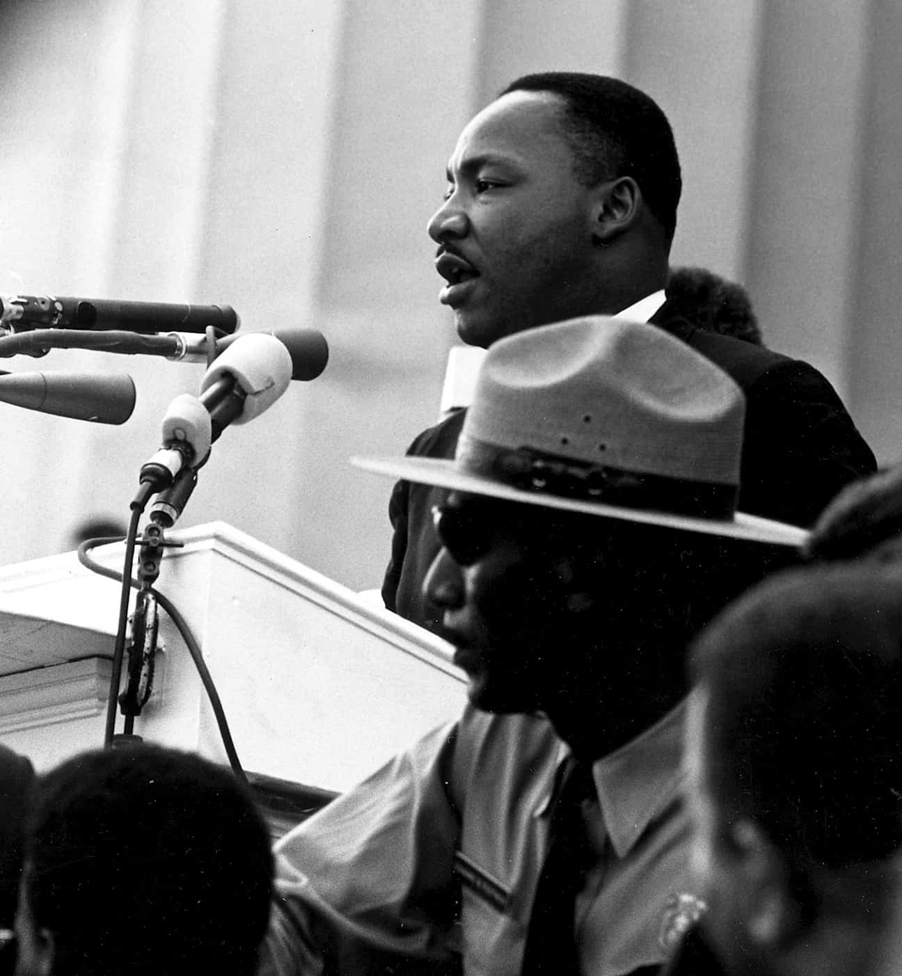 Martin Luther King, Jr. at the Lincoln Memorial 