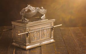 The Ark of the Covenant in Dramatic Sunlight