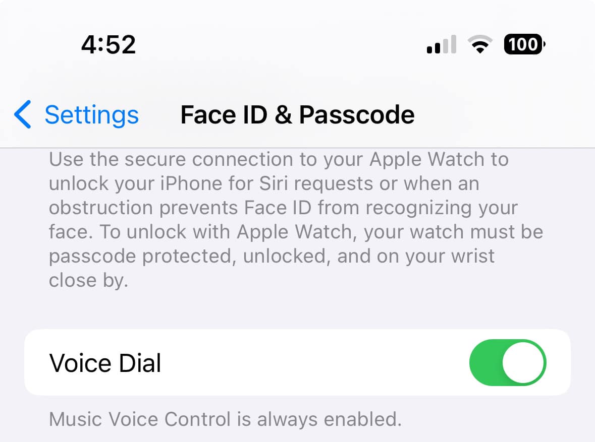 Voice Dial