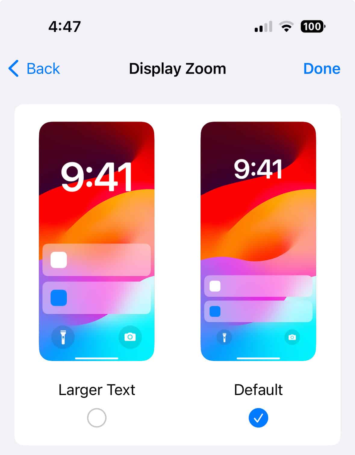 Display Zoom
