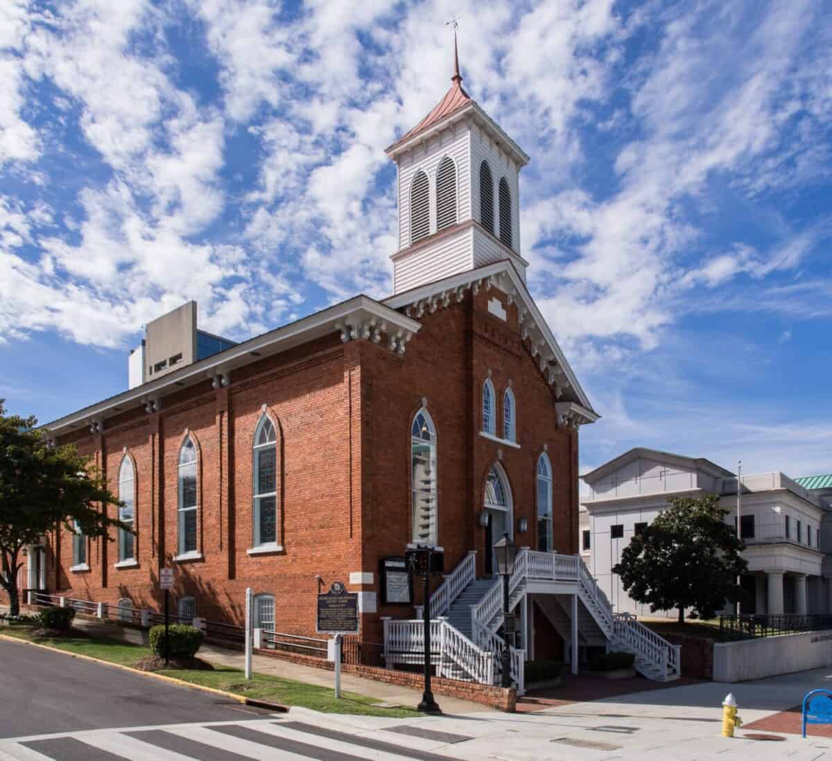 Dexter Avenue Baptist Church in Montgomery, Alabama, where Martin Luther King Jr. served as Baptist minister.