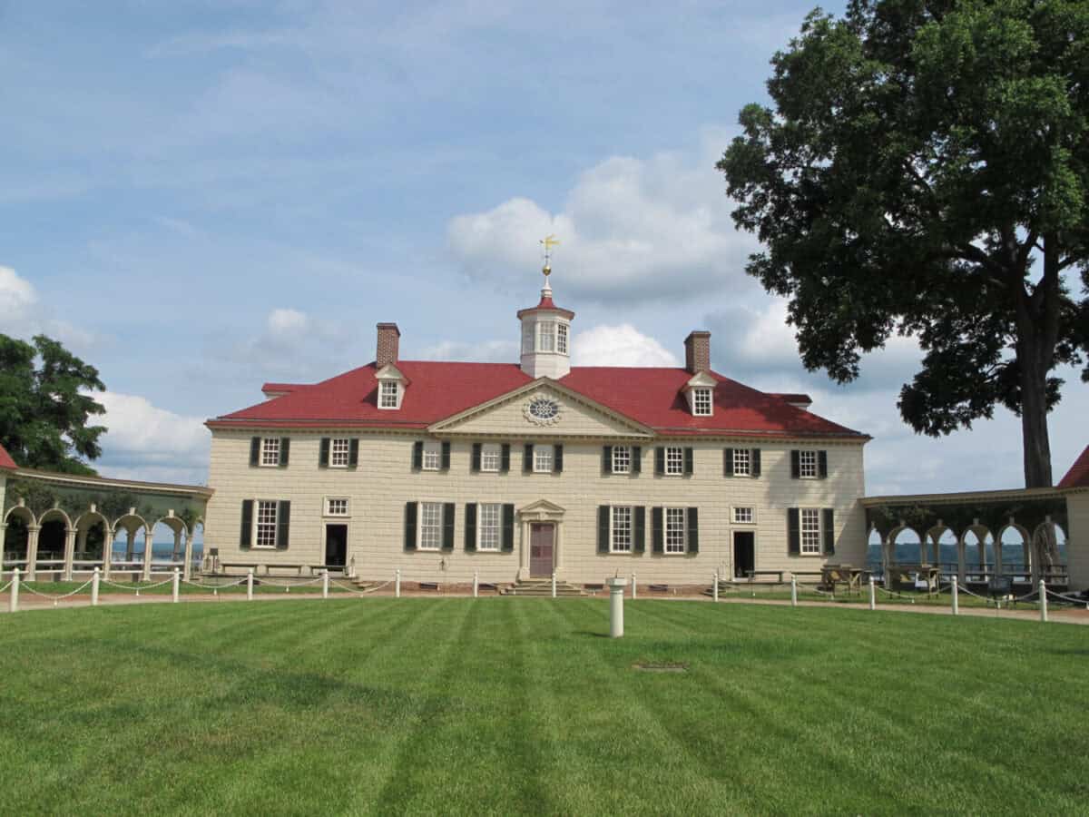 George Washington's estate in Mount Vernon, Virginia