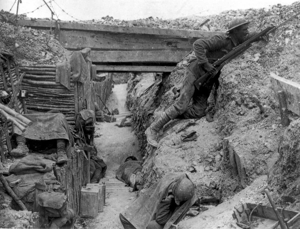 world war 1 trench