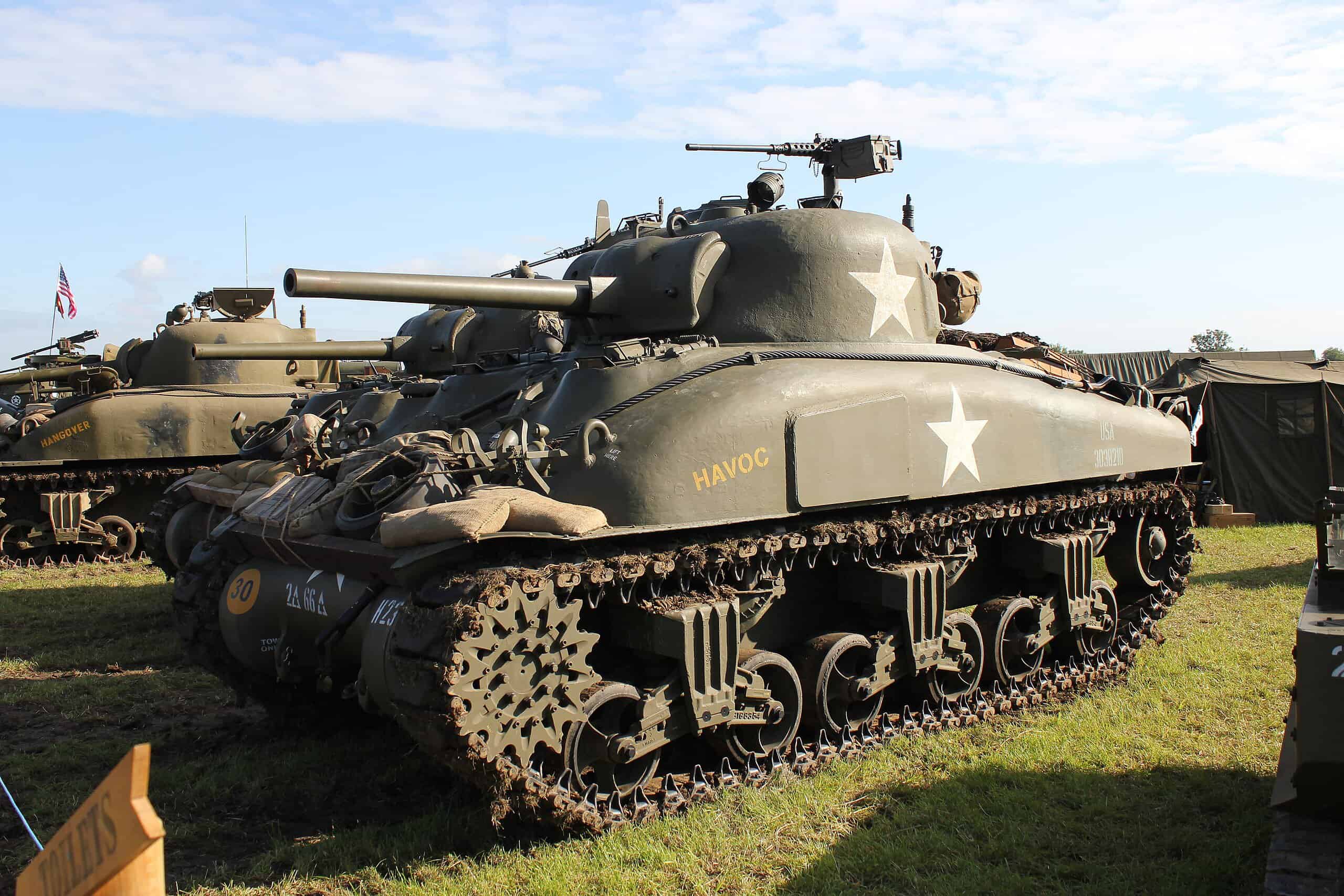 Sherman Tank restored