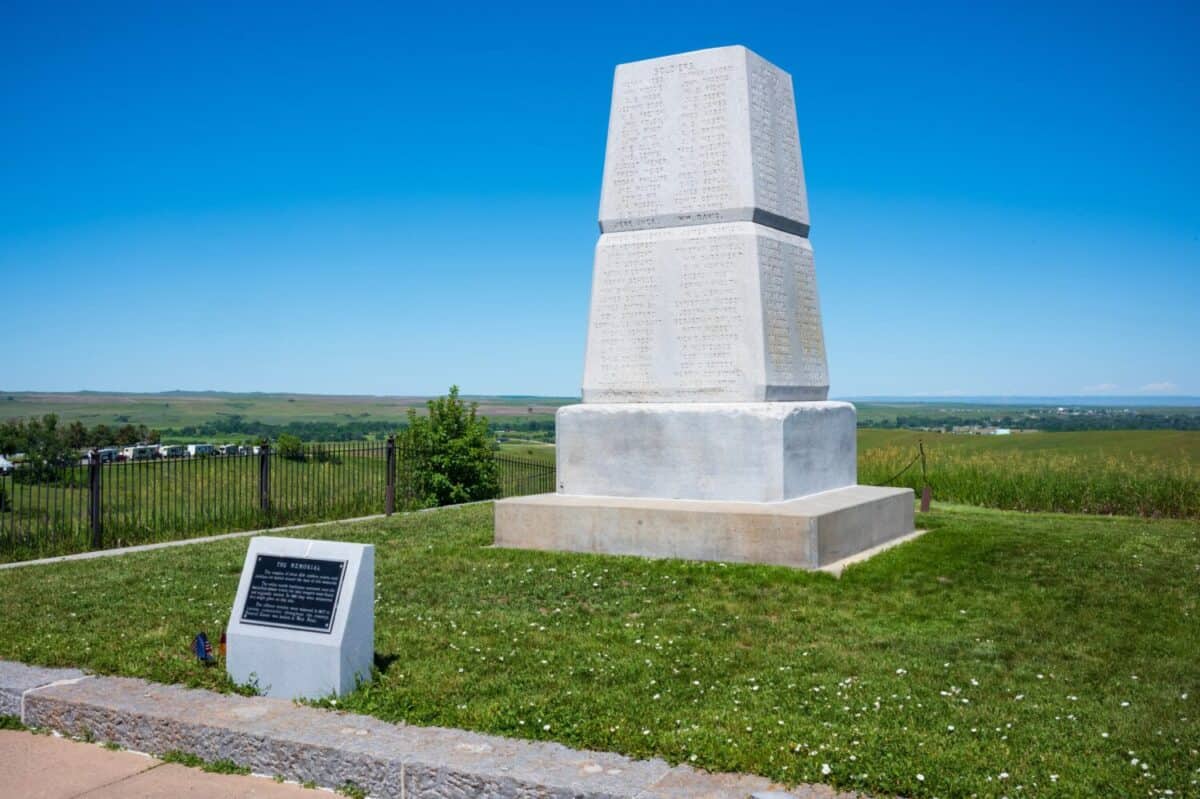 Little Bighorn Battlefield, Custer National Cemetery memorializes the US Army's 7th Cavalry and the Lakotas and Cheyennes in one of the Indian's last armed efforts to preserve their way of life.