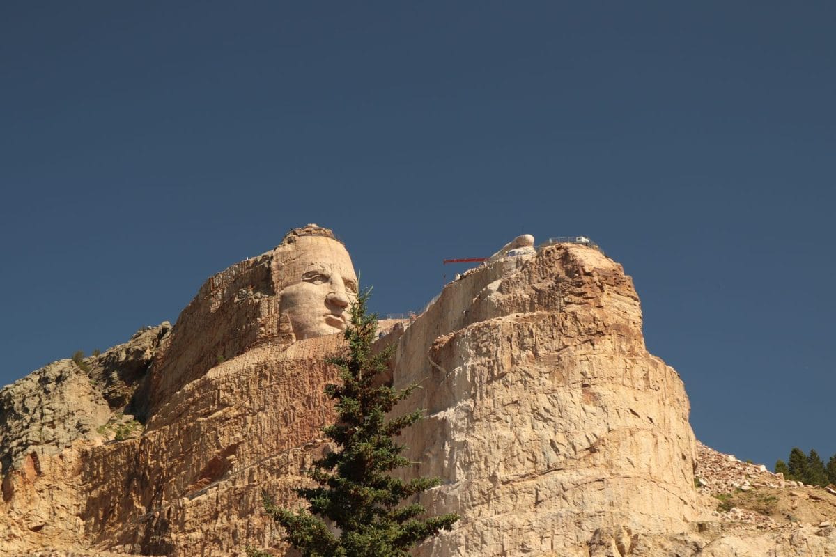 Crazy Horse Memorial, South Dakota Close