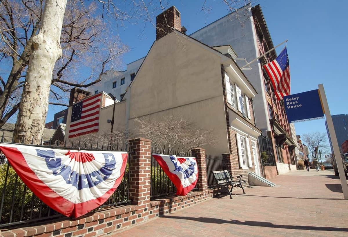 Betsy Ross House, Historical landmark in Philadelphia, Pennsylvania, USA