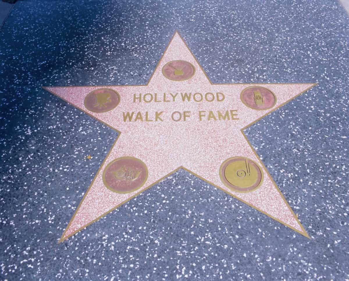 Walk of fame, hollywood boulevard, los angeles, california, usa, north america
