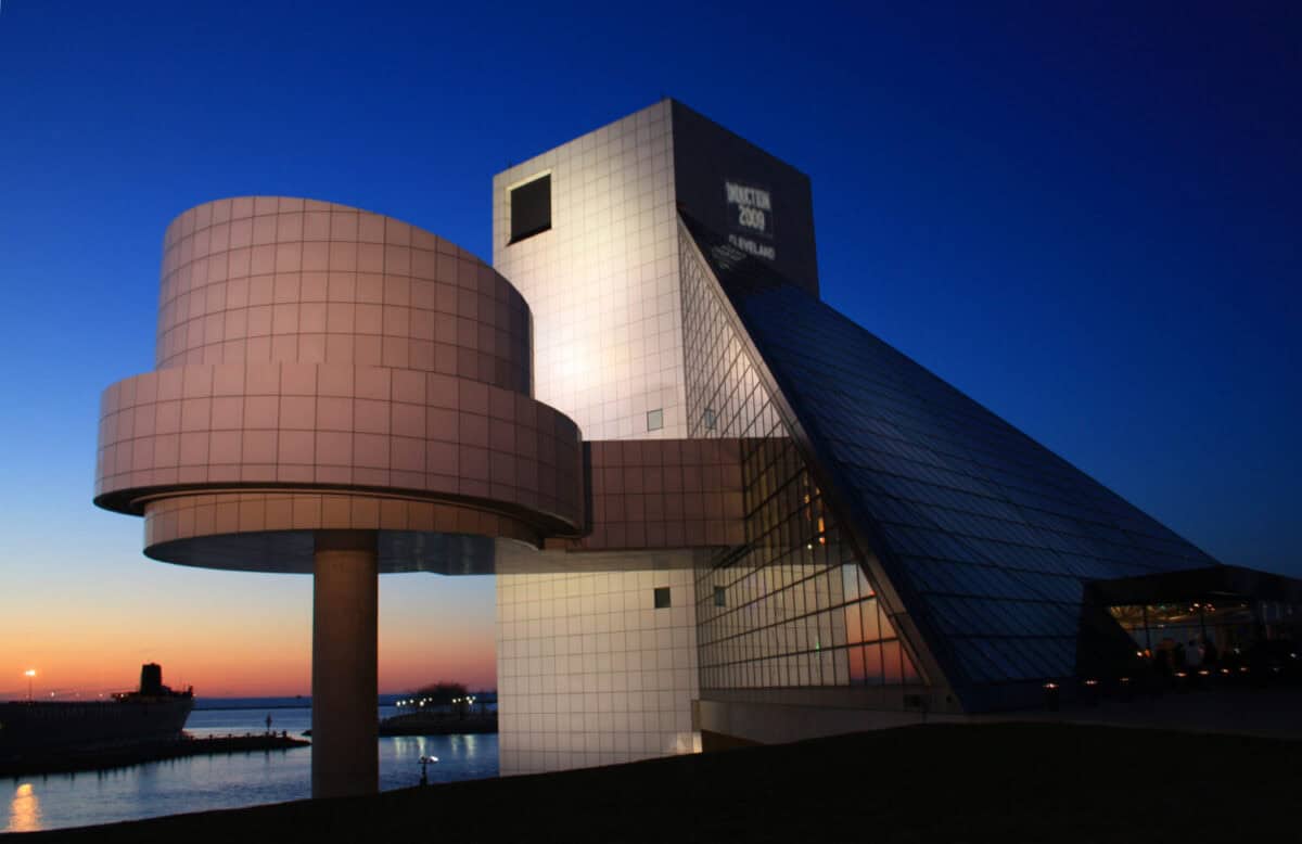 Rock & Roll Hall of Fame and Museum in Cleveland, Ohio