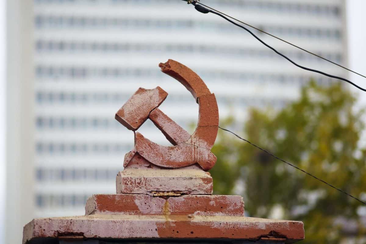 Gone symbol of Soviet Union