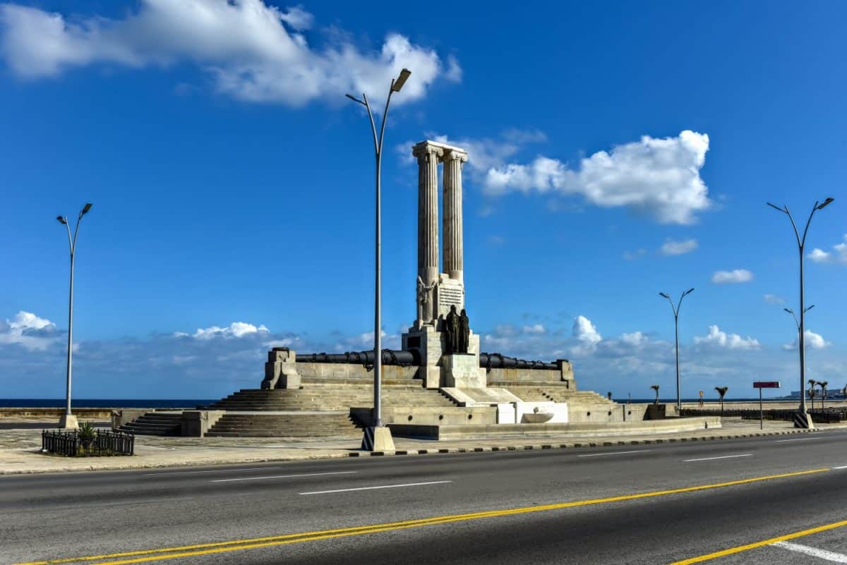 Monument to the victims of the USS Maine in Havana, Cuba.