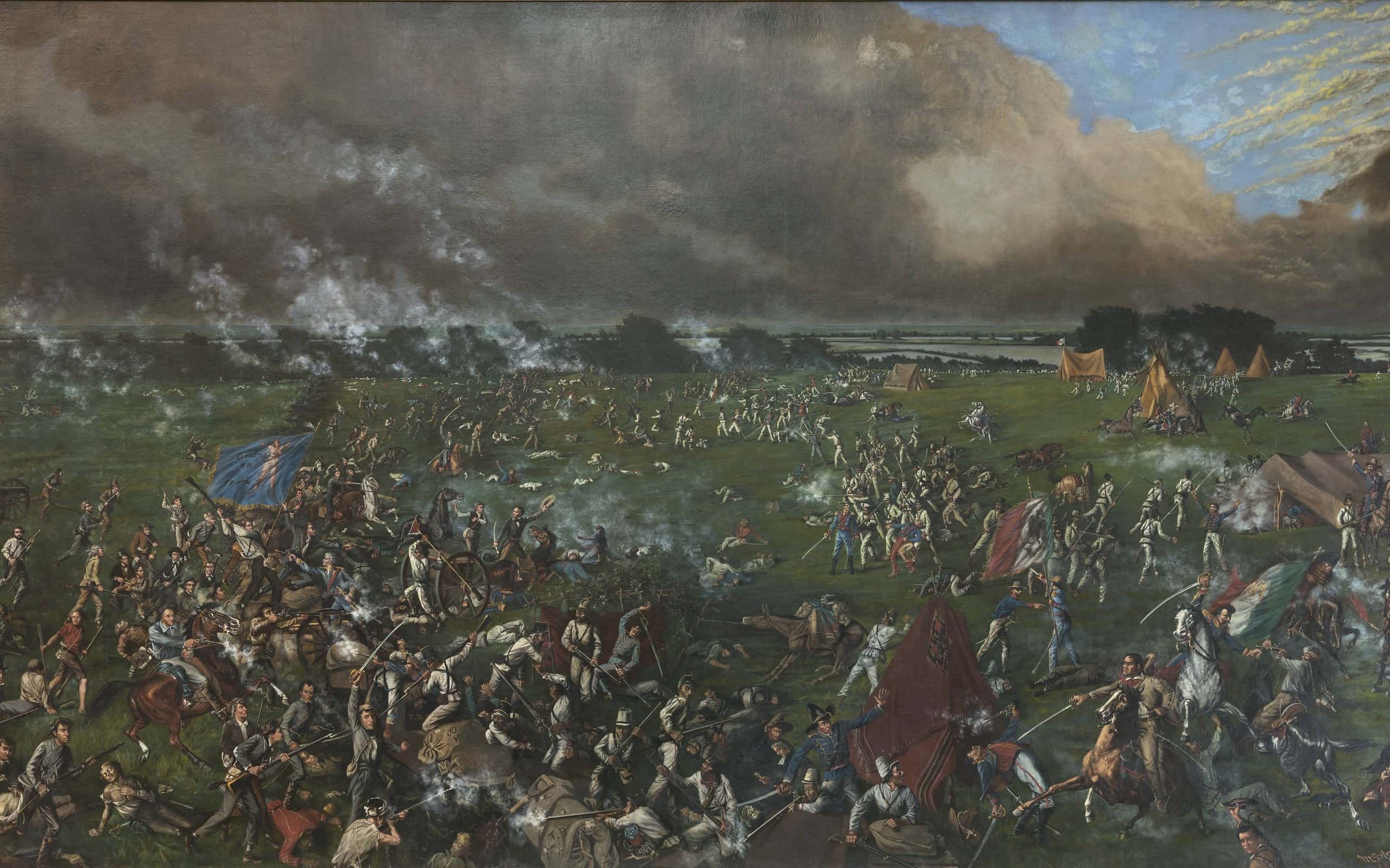 #12 What towering Texas monument marks the site of the decisive battle that won Texas its independence from Mexico?