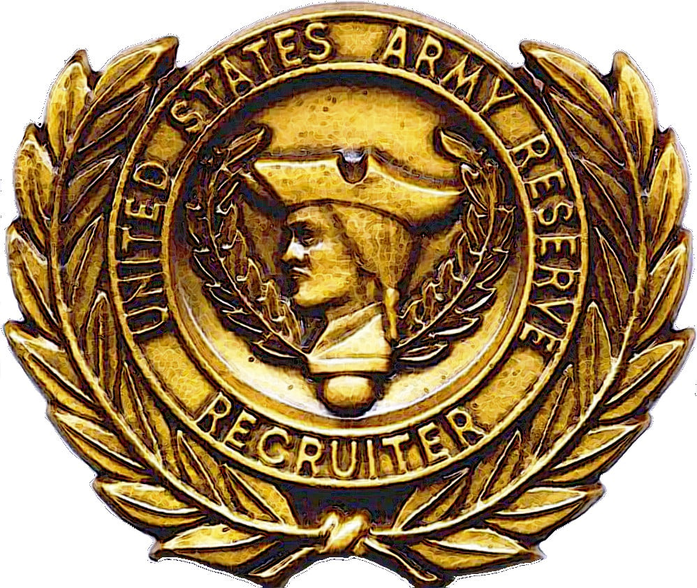 US Army Reserve Recruiter Badge