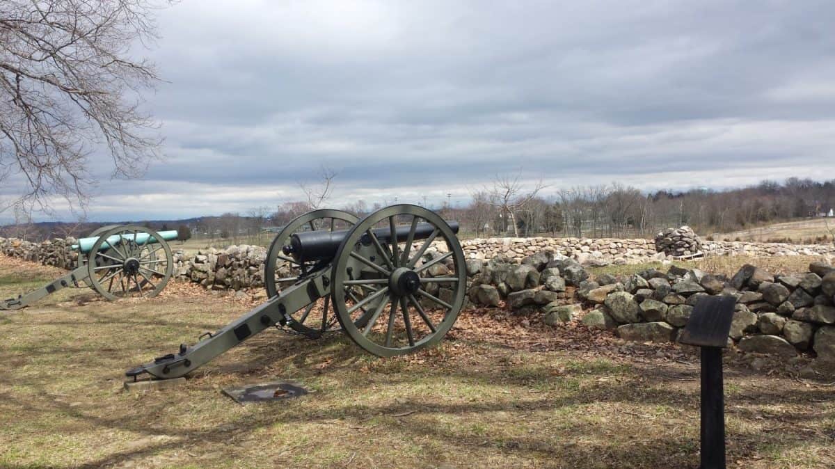 Civil War cannon in Gettysburg, PA