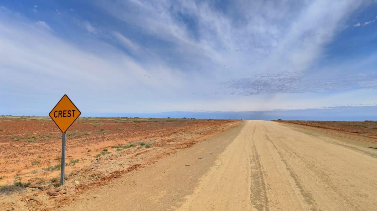 Remote Australian desert outback landscape