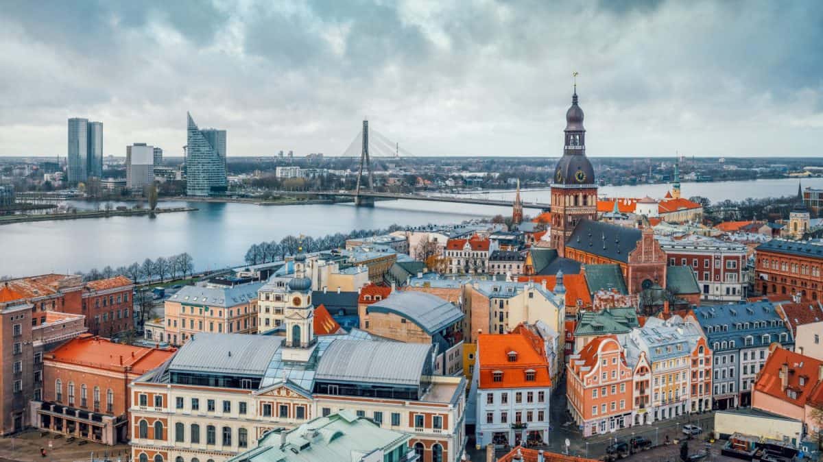 the old town of riga, latvia