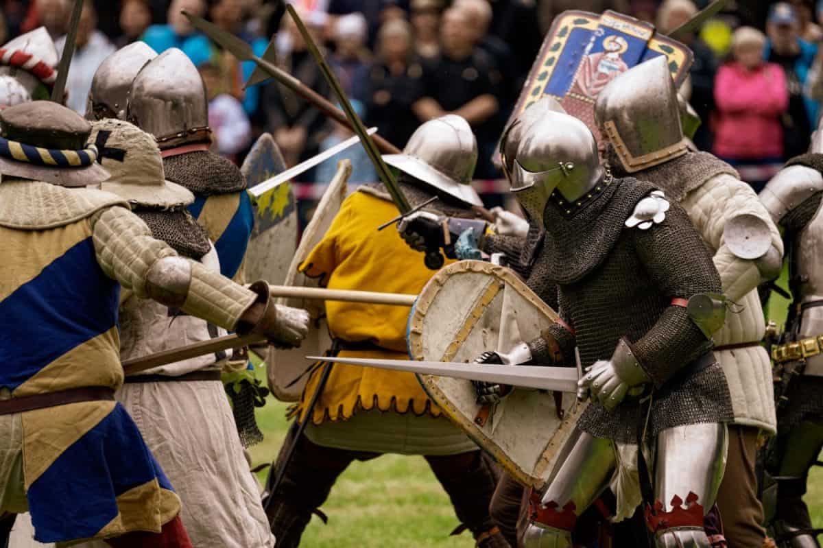 Battle of Decin 2024, Middle Ages, battle reconstruction
