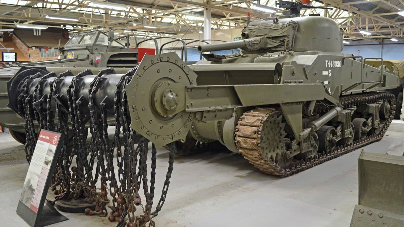 Sherman Crab Flail Tank