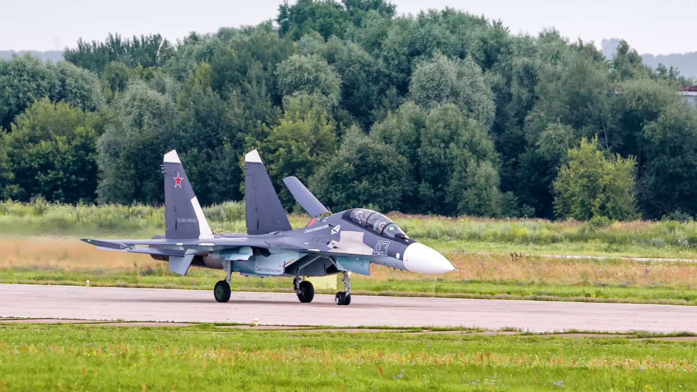 29. Sukhoi Su-30 (Flanker-C)