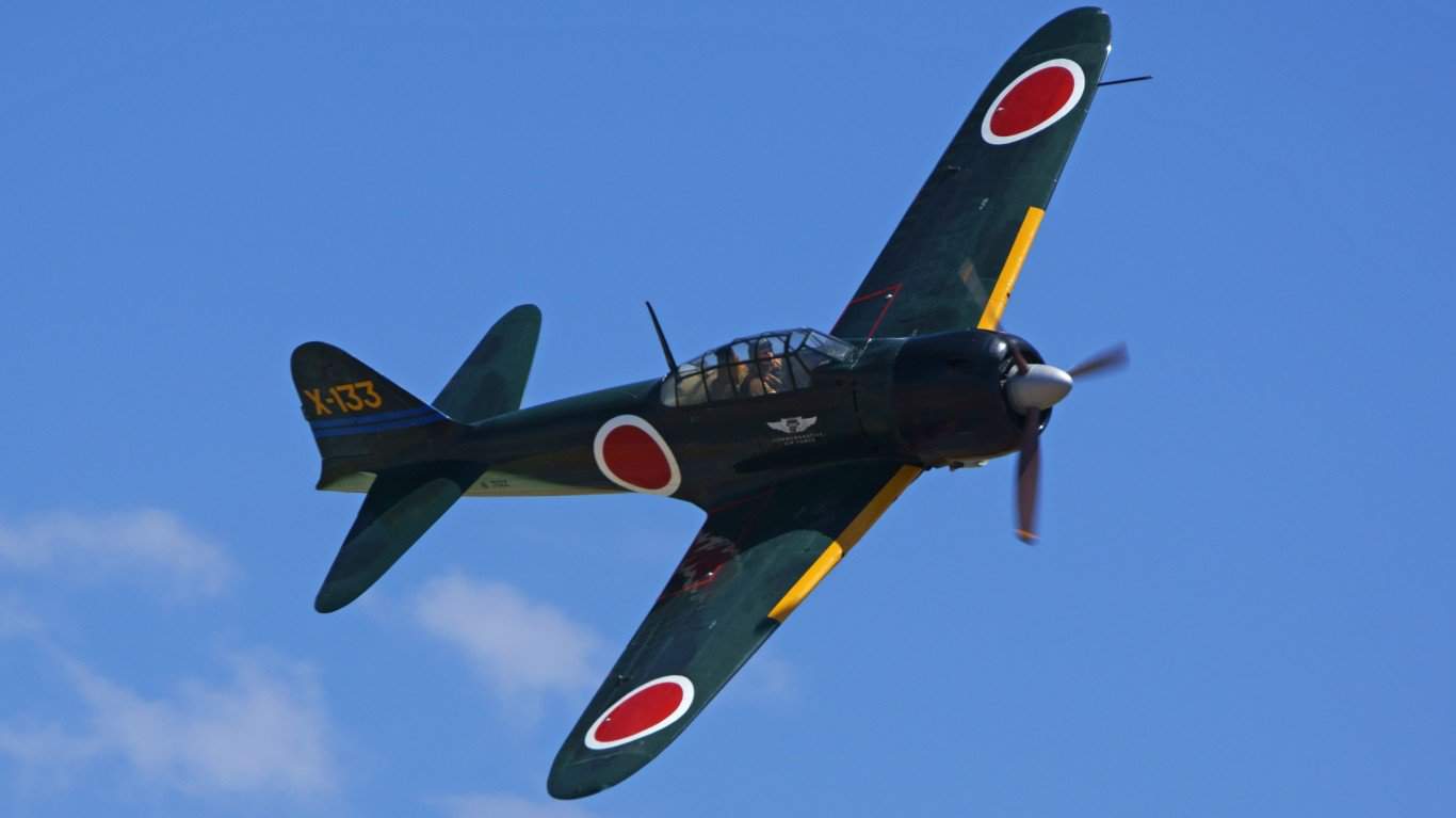 Mitsubishi A6M Zero fighter