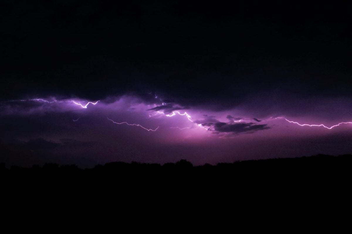 Lightning Bolt at Buffalo River State Park, Minnesota