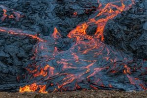A Kilauea shield volcano in Hawaii