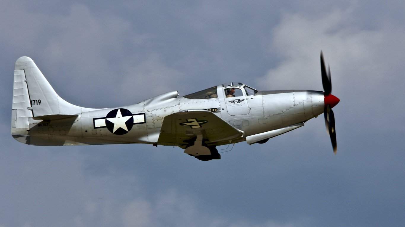 9. Bell P-63 Kingcobra