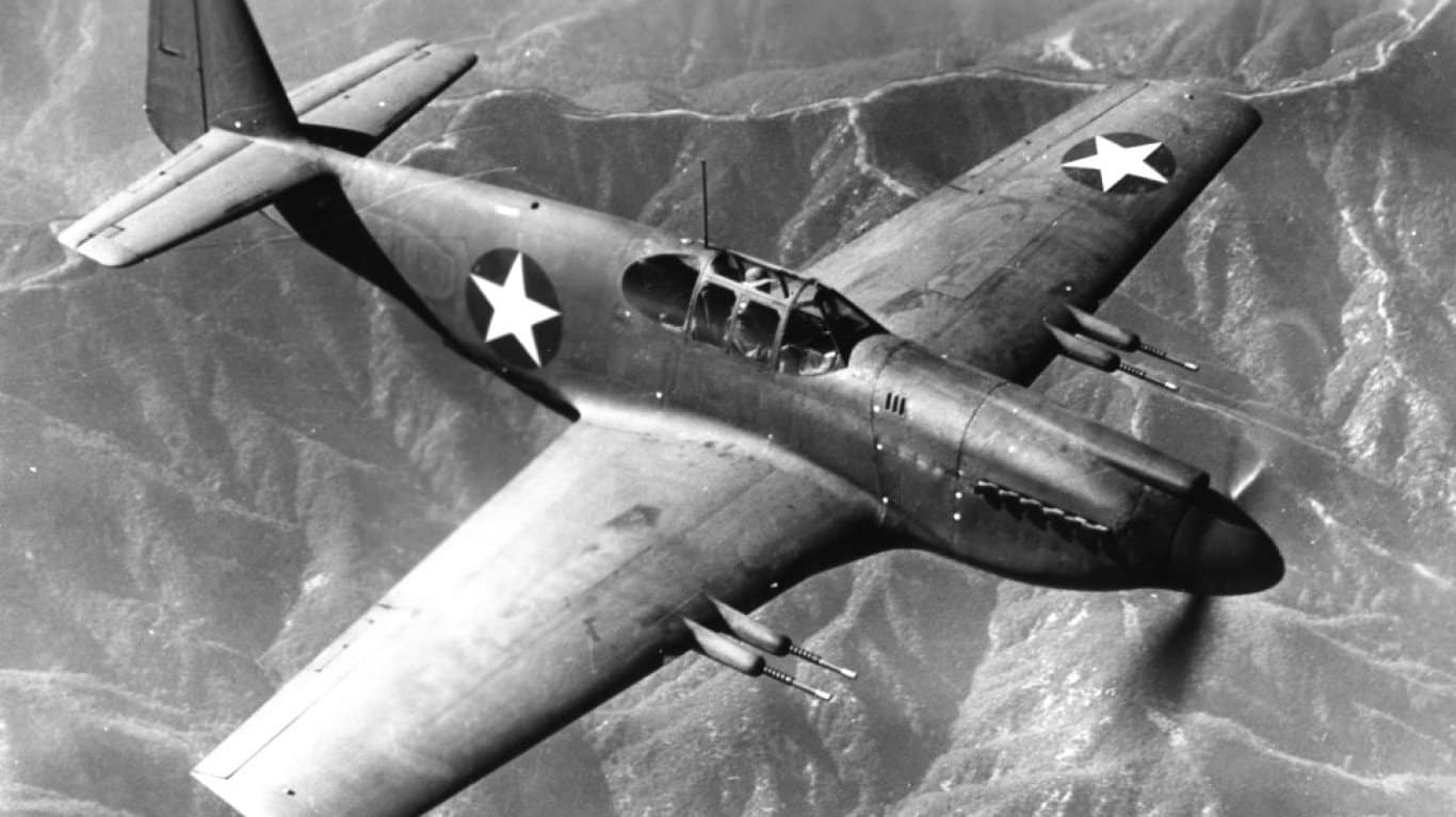 4. North American P-51 Mustang