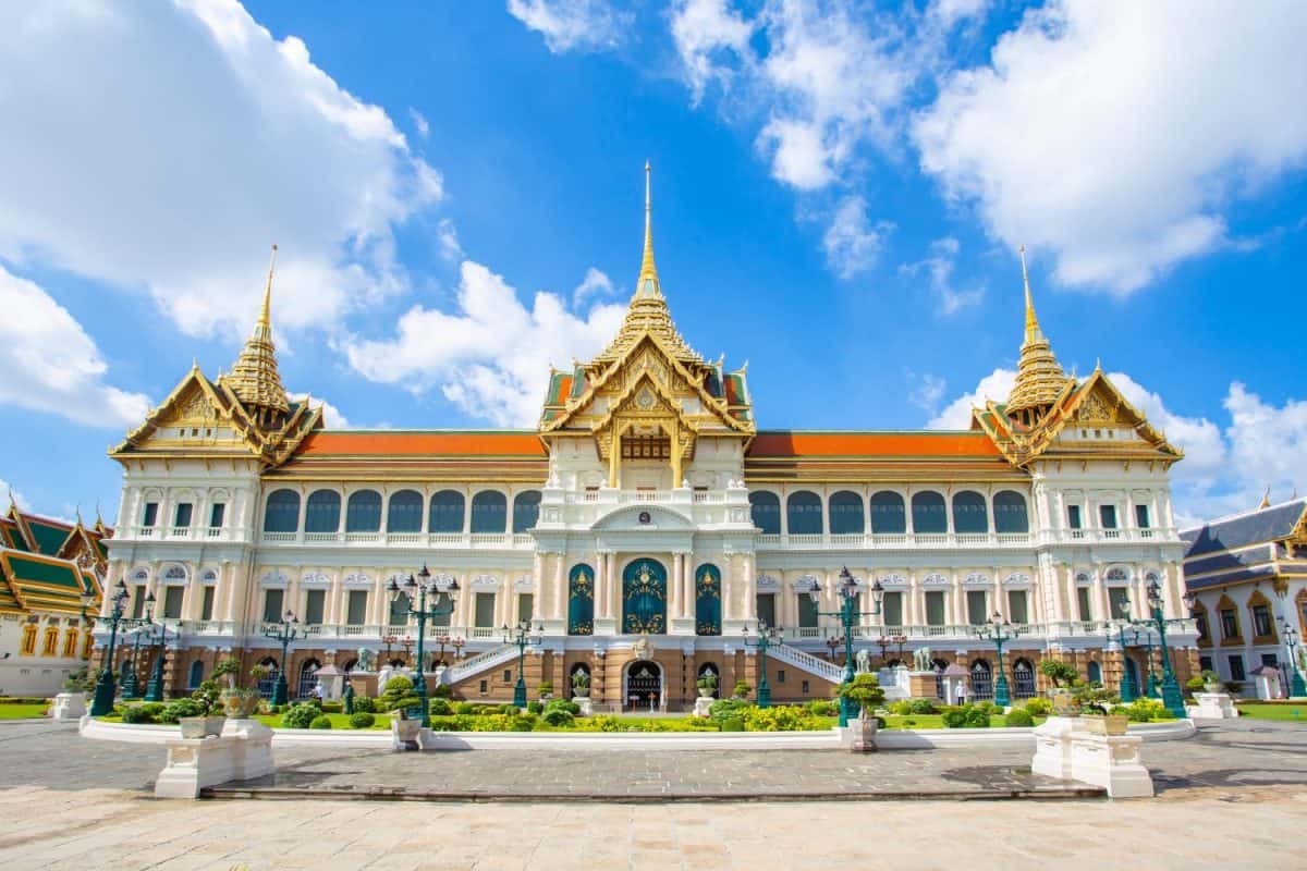 Chakri Maha Prasat Throne Hall in Wat Pra Kaeo ,Thailand