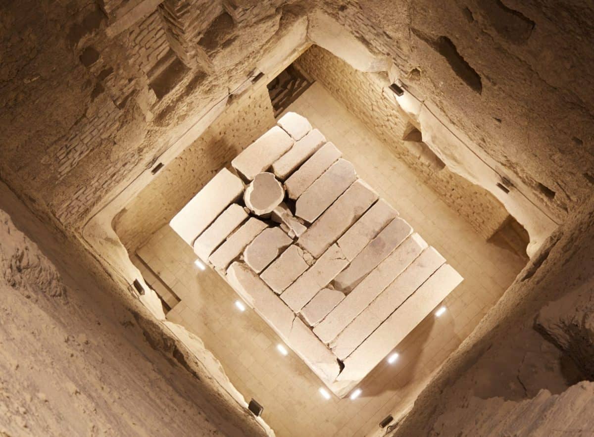 Inside the Step Pyramid of Djoser, Saqqara, Egypt