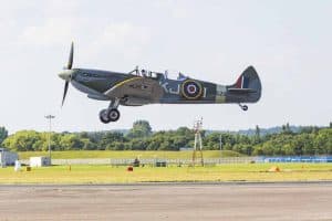 Supermarine Spitfire, Farnborough International Airshow, Farnborough Airport, Rushmoor, Hampshire, England