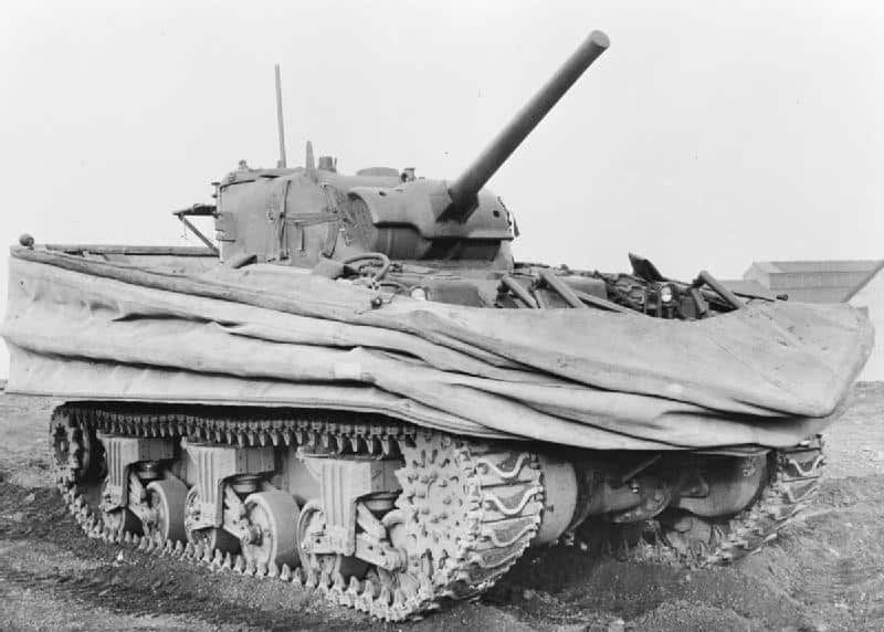 Duplex Drive (DD) Sherman Tanks
