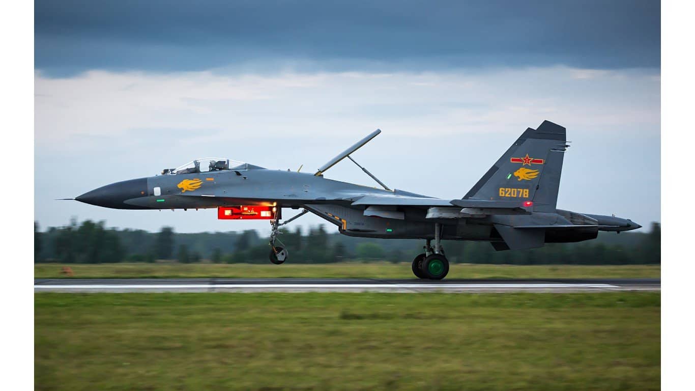 4. Shenyang J-11 (Flanker B+)