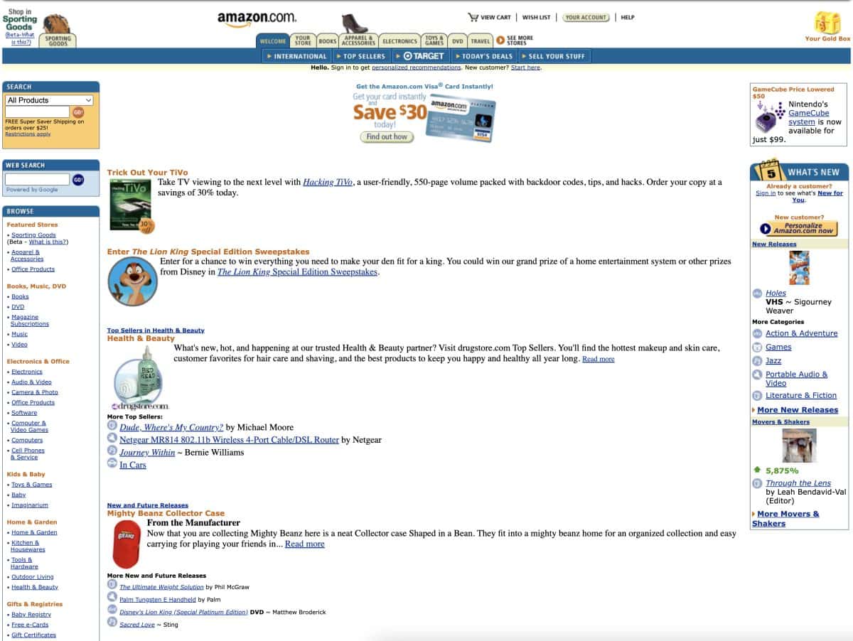 Amazon.com 2003