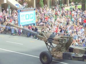 M198 Howitzer - 070425 Anzac Day March, Adelaide St, Brisbane, Queensland, Australia