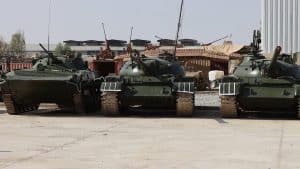 BMP and T-54 Tanks, 205 Al-Badr Corps