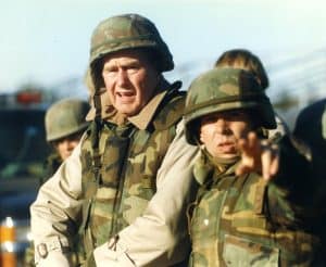 George H.W. Bush Visiting Quantico, January 1997