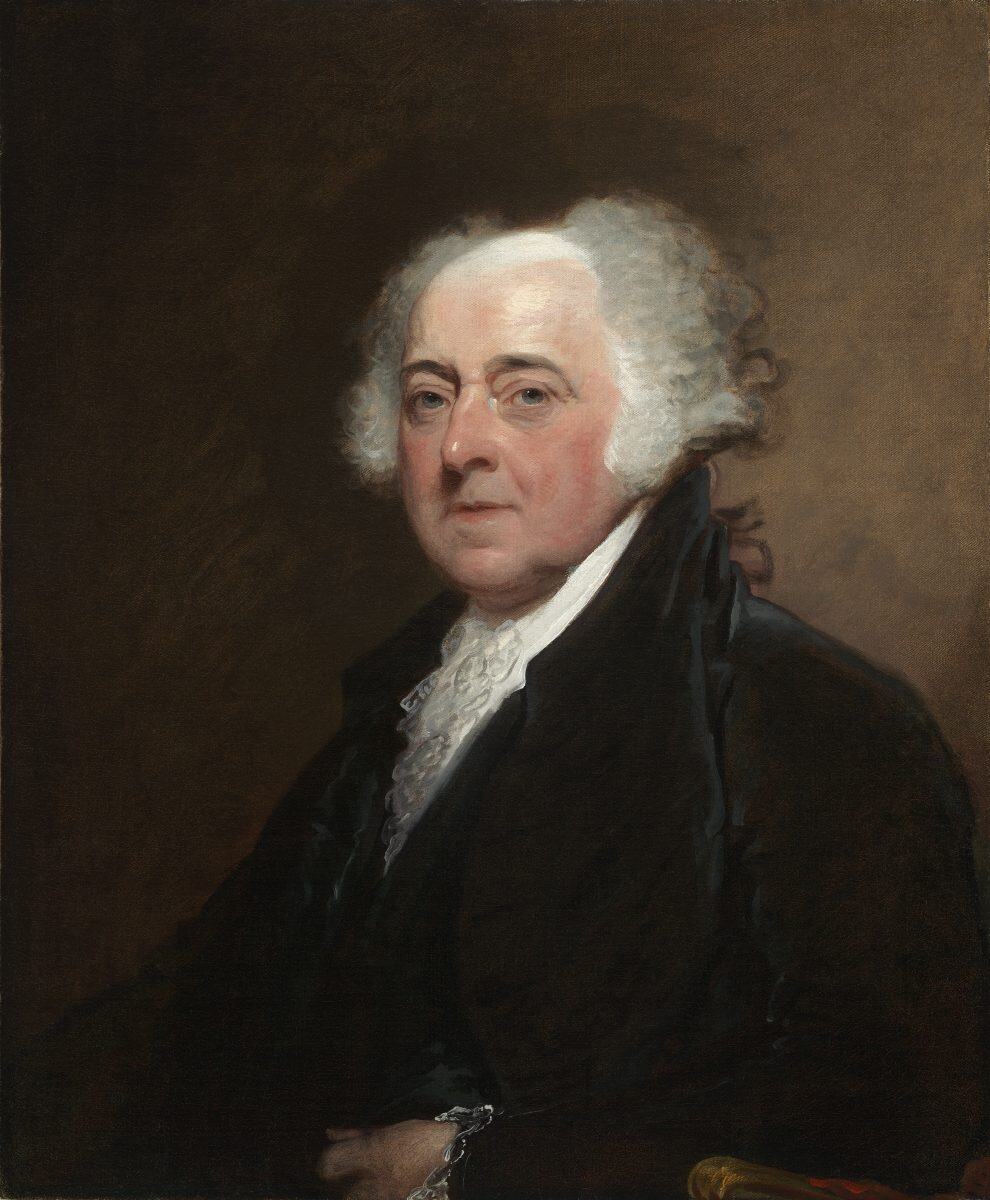 <div class='fn'> <i>John Adams </i></div>