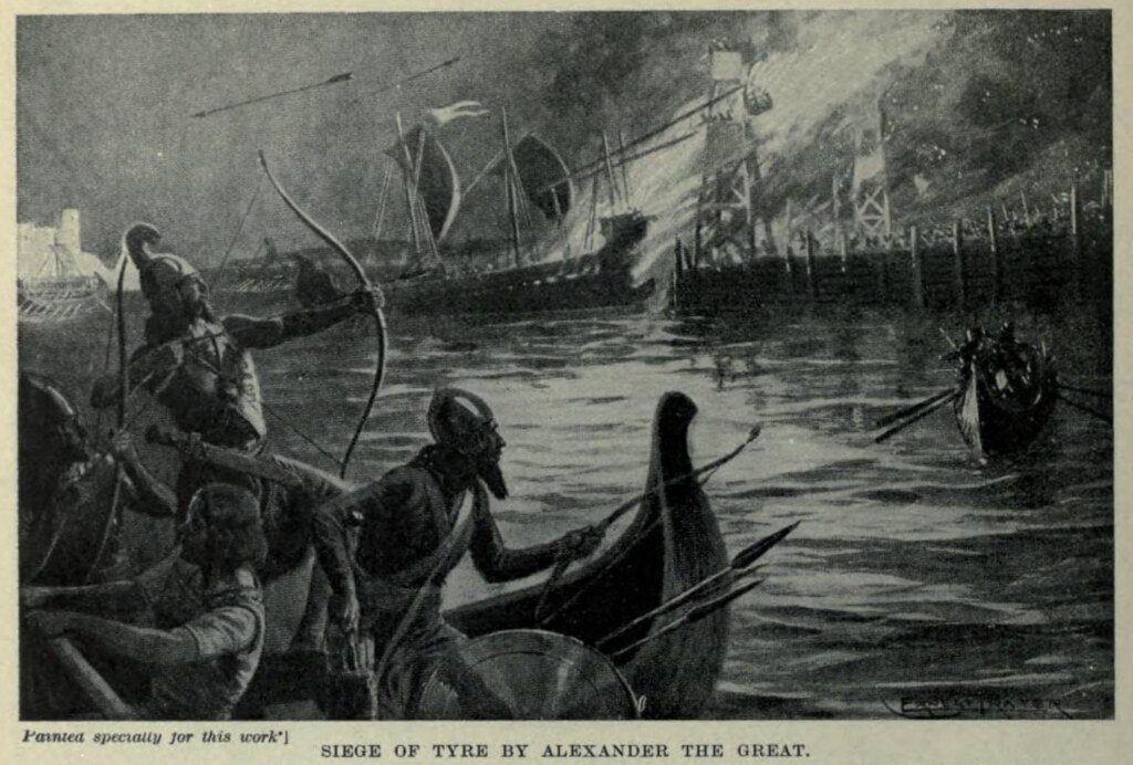 Greece - Siege of Tyre by Alexander