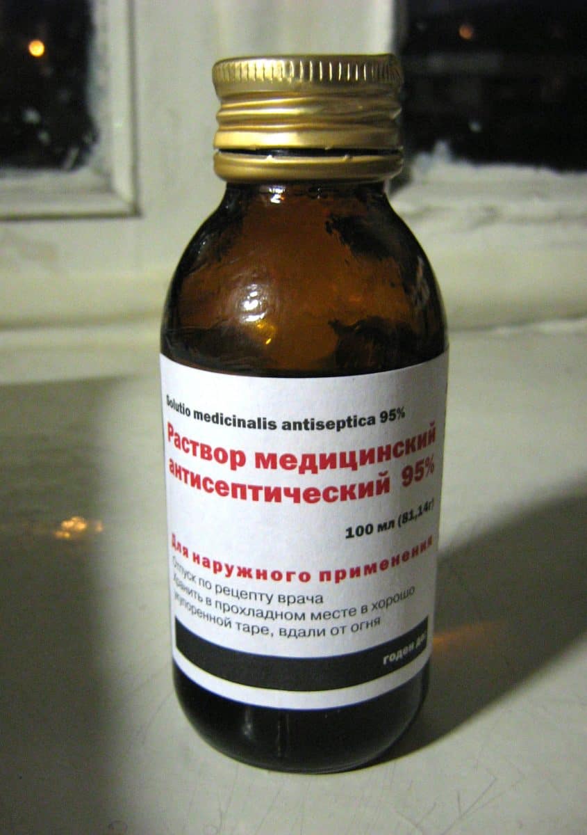 Ethanol antiseptic