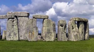 A panorama view of Stonehenge