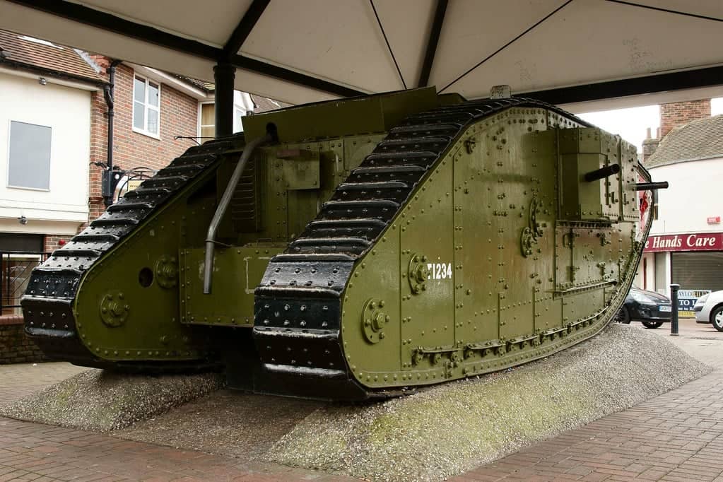 British Mark IV Tank, Ashford, Kent