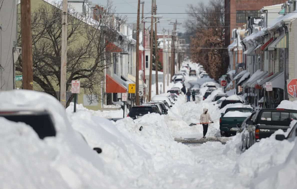 North American Blizzard, Eastern US, 1996