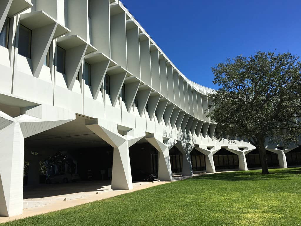 Mid-Century Brutalist IBM Building Boca Raton 1970 Marcel Breuer