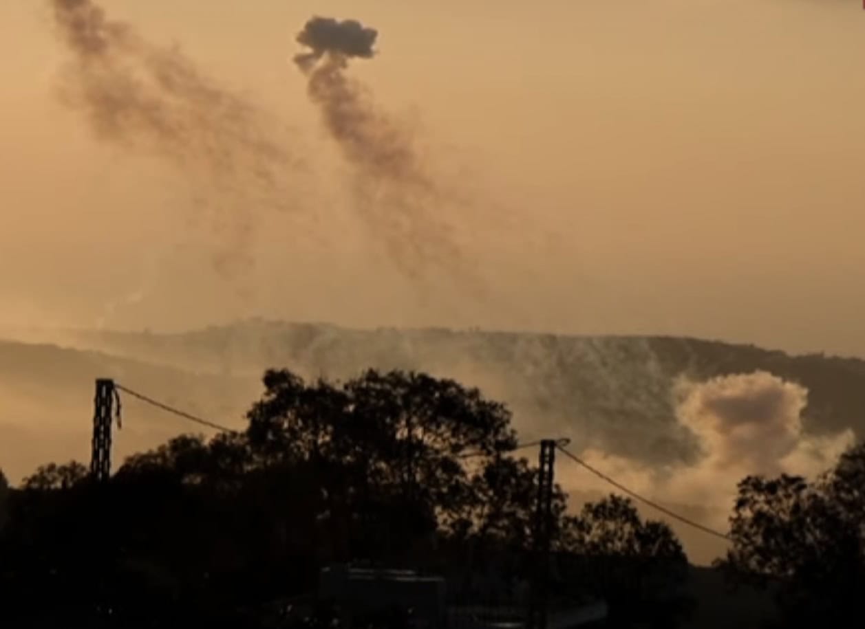 White Phosphorus near Lebanon, October 16, 2023