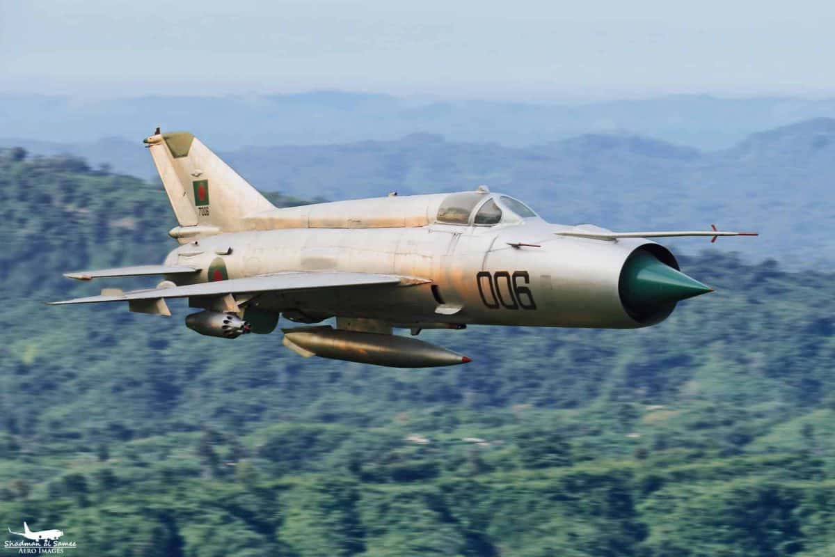 MiG-21+Fishbed | 7006 over Sajek: Bangladesh Air Force Mig-21 MF Fishbed.