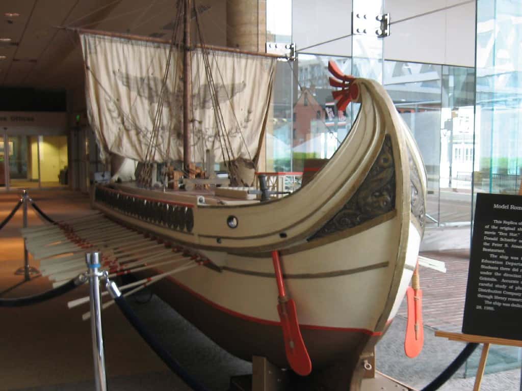 Model Roman Ship from the movie Ben Hur