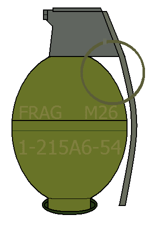 M26/M33 Fragmentation Grenade