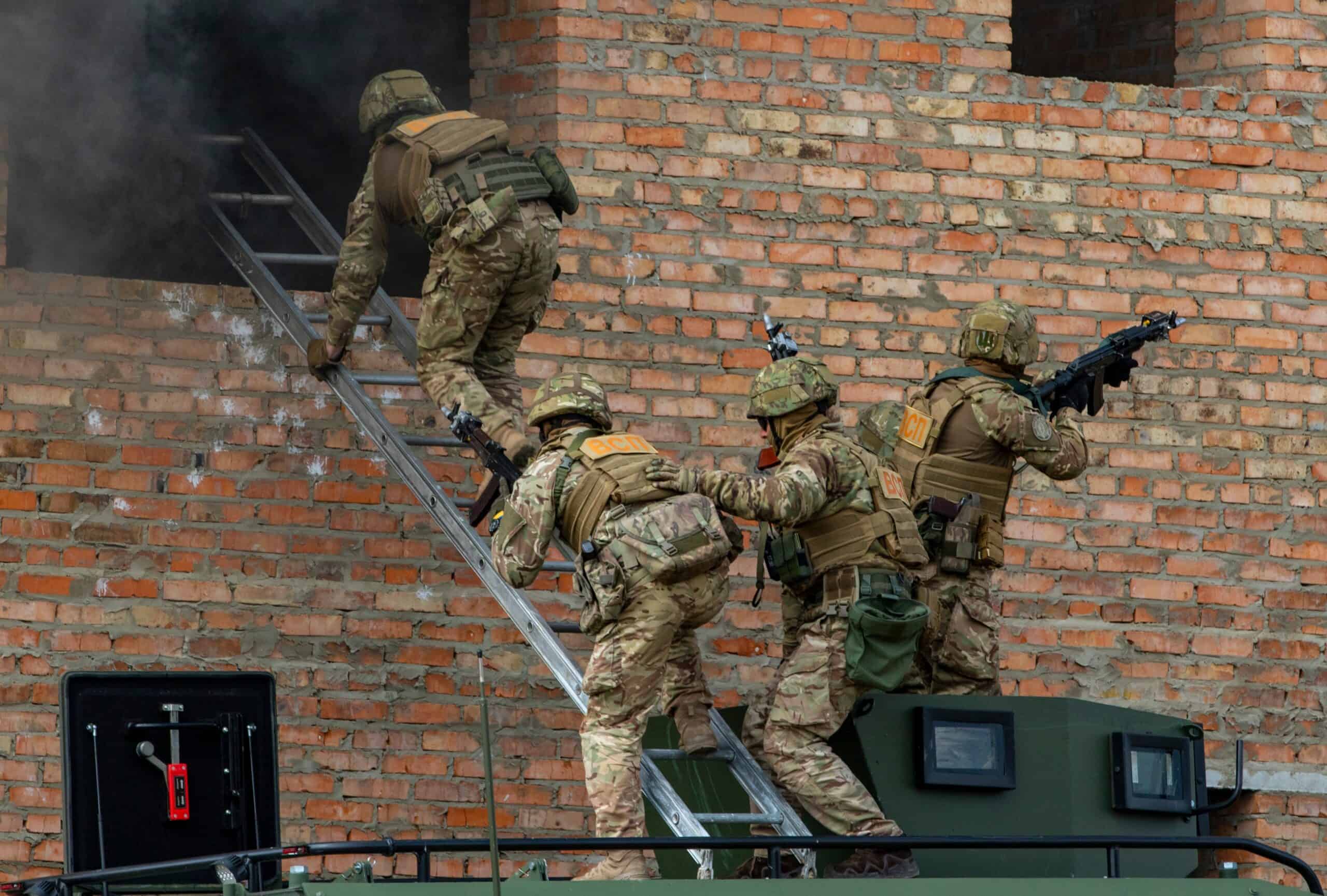 Carbon-Fiber Assault Ladder